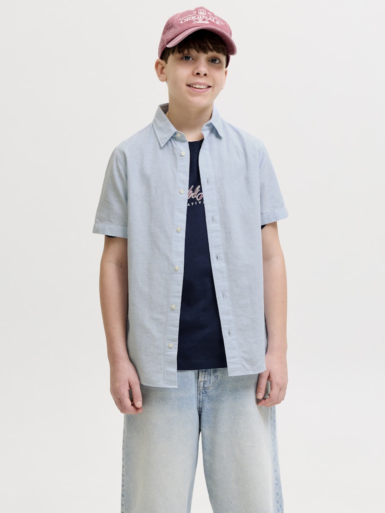 JUNIOR SKJORTE - BLÅ