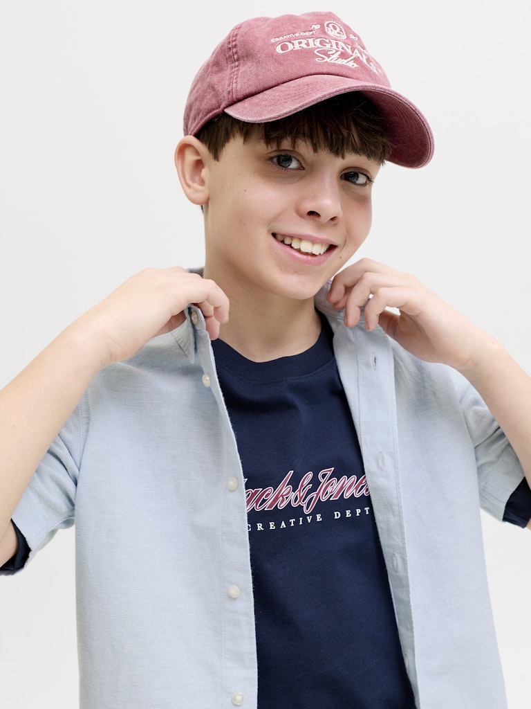 JUNIOR SKJORTE - BLÅ