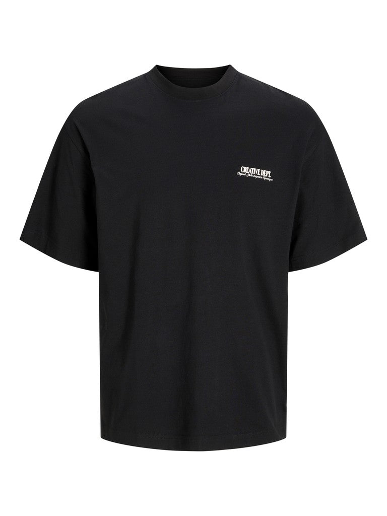 JUNIOR T-SHIRT - BLÅ/SORT