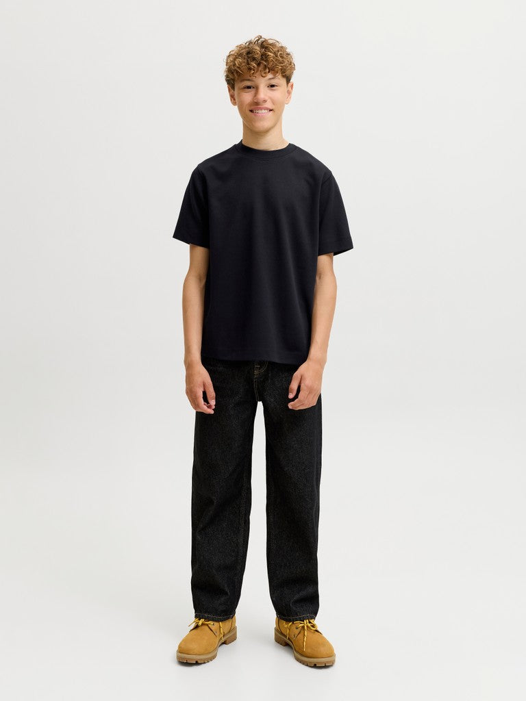 JUNIOR T-SHIRT - SORT/HVID/GRØN/BLÅ