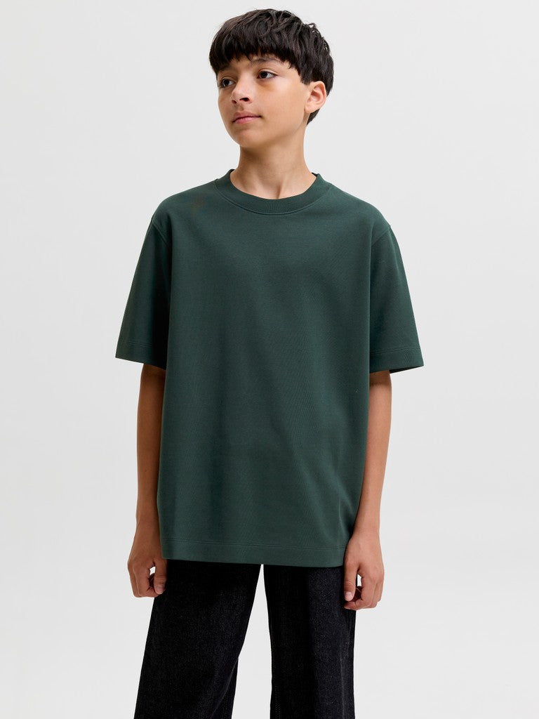 JUNIOR T-SHIRT - SORT/HVID/GRØN/BLÅ