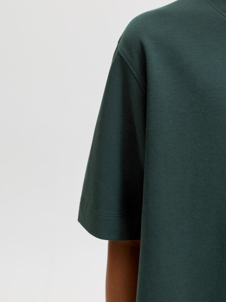 JUNIOR T-SHIRT - SORT/HVID/GRØN/BLÅ