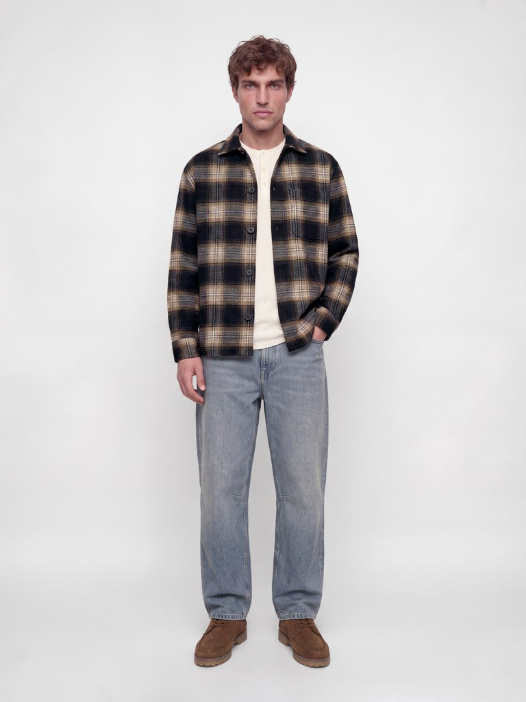 JACK&JONES OVERSHIRT - BLÅ