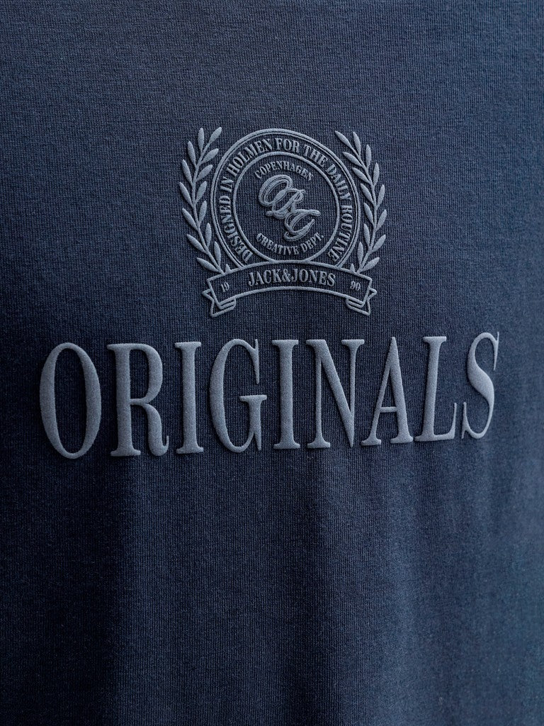 JUNIOR T-SHIRT - BEIGE/BLÅ/GRØN