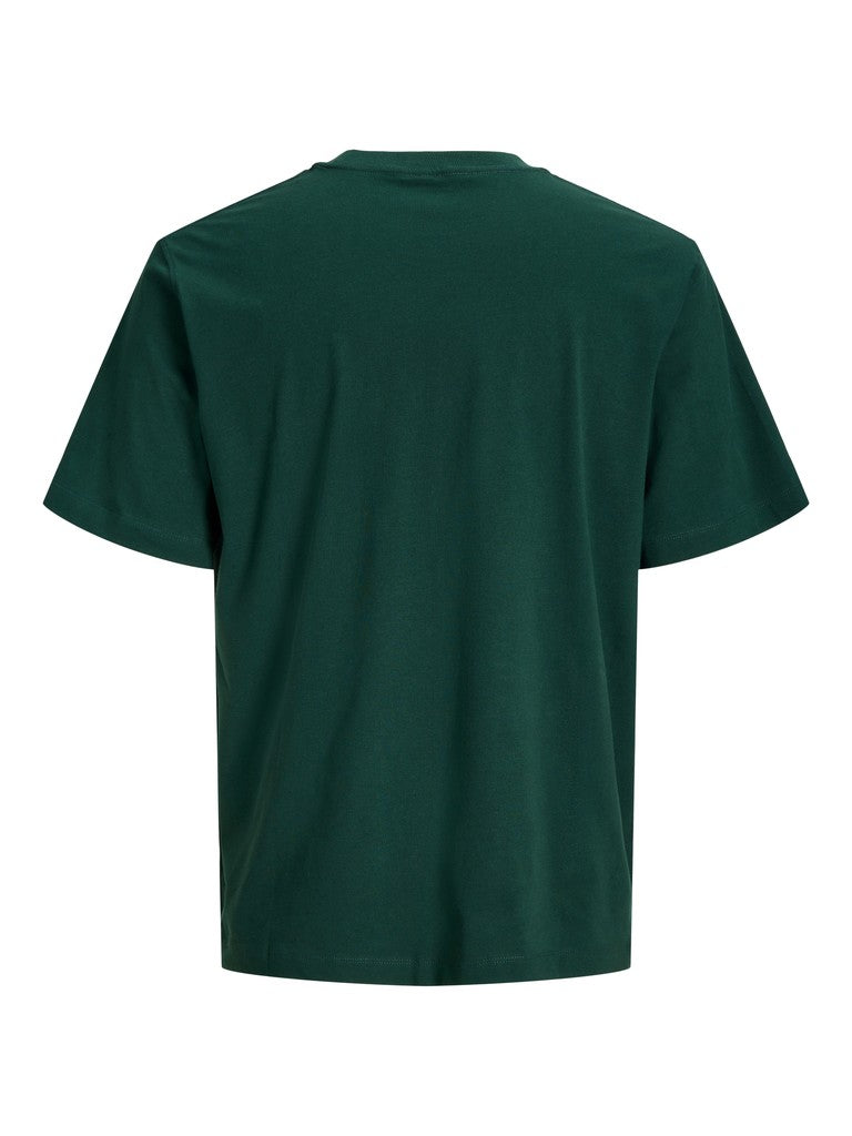 JUNIOR T-SHIRT - BEIGE/BLÅ/GRØN
