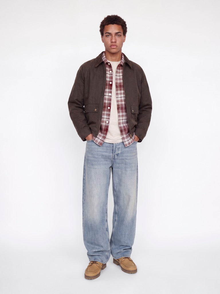 JACK&JONES OVERSHIRT - RØD TERN