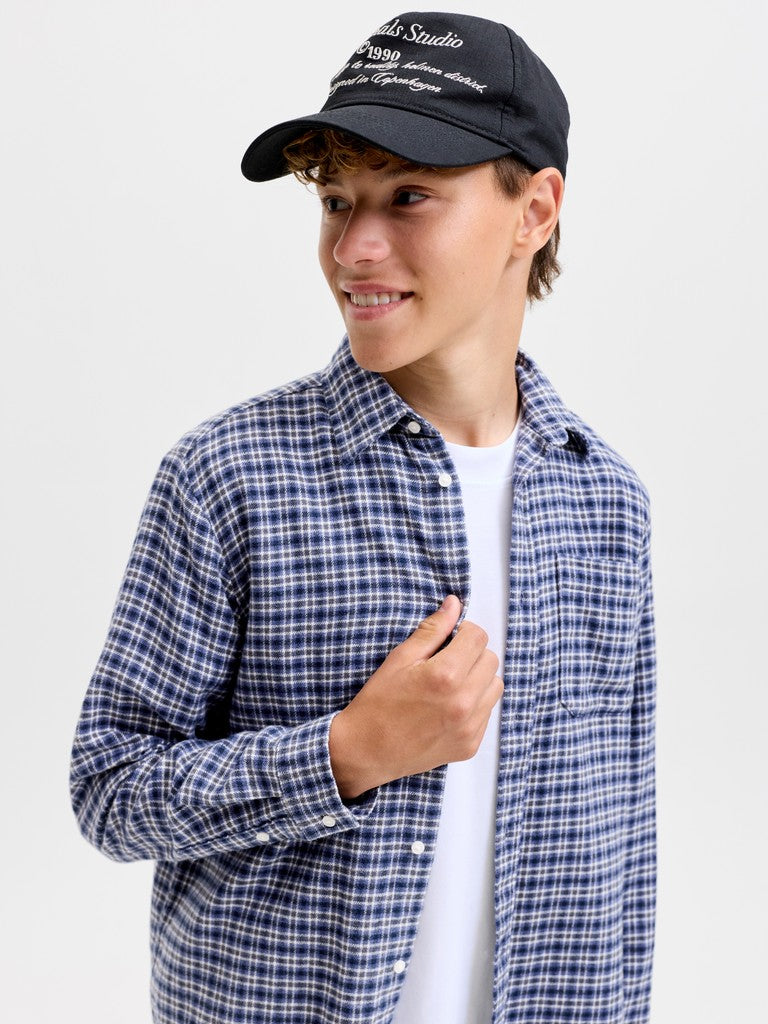 JUNIOR SKJORTE - BLÅ