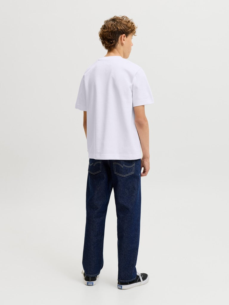 JUNIOR T-SHIRT - SORT/HVID/GRØN/BLÅ