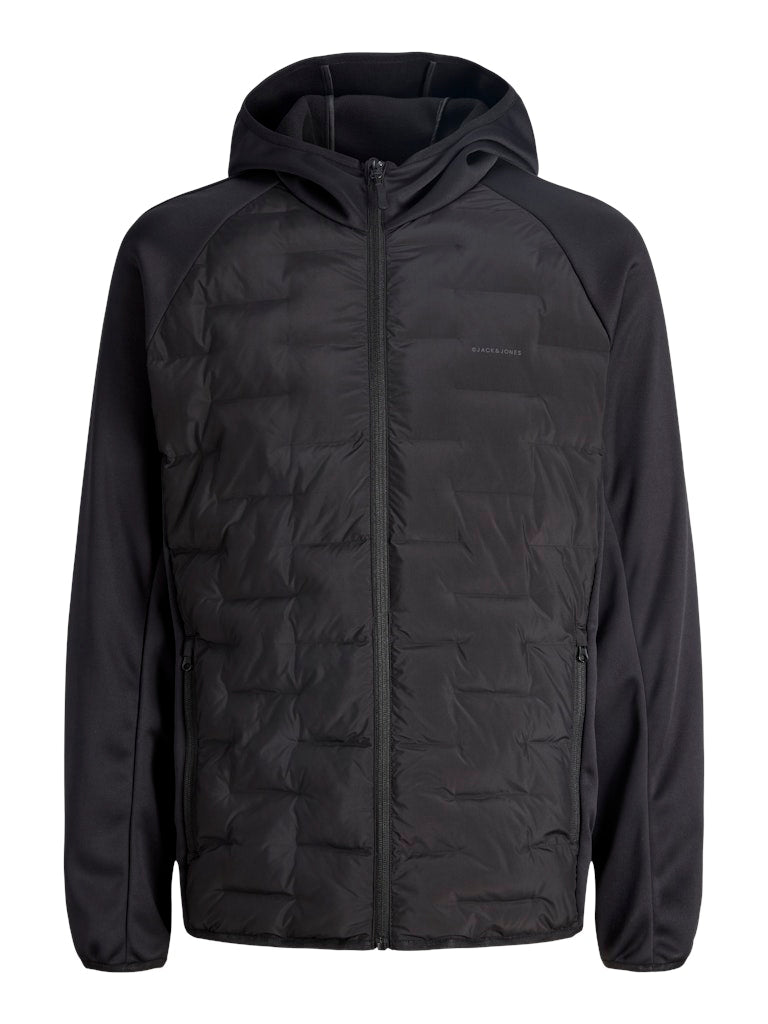 JACK&JONES VINDJAKKE - HYBRID - SORT