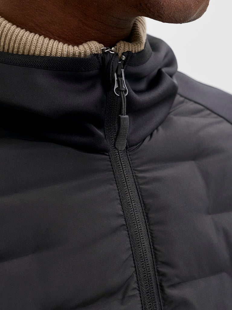 JACK&JONES VINDJAKKE - HYBRID - SORT