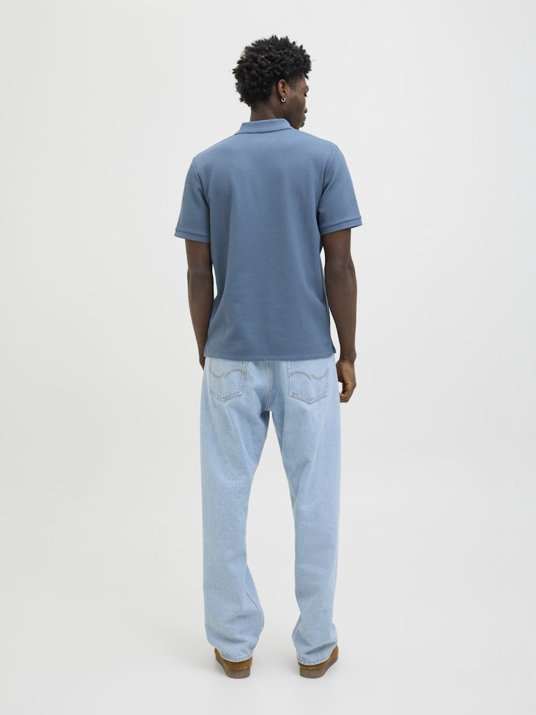 JACK&JONES POLO - AUSTIN - BLÅ