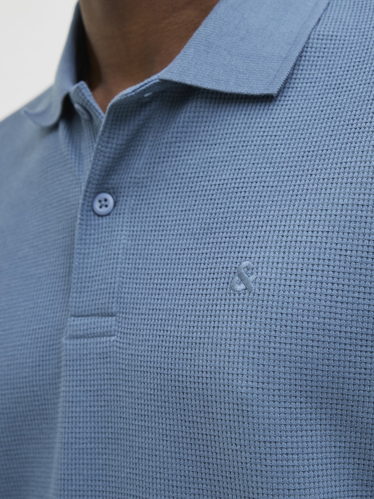 JACK&JONES POLO - AUSTIN - BLÅ