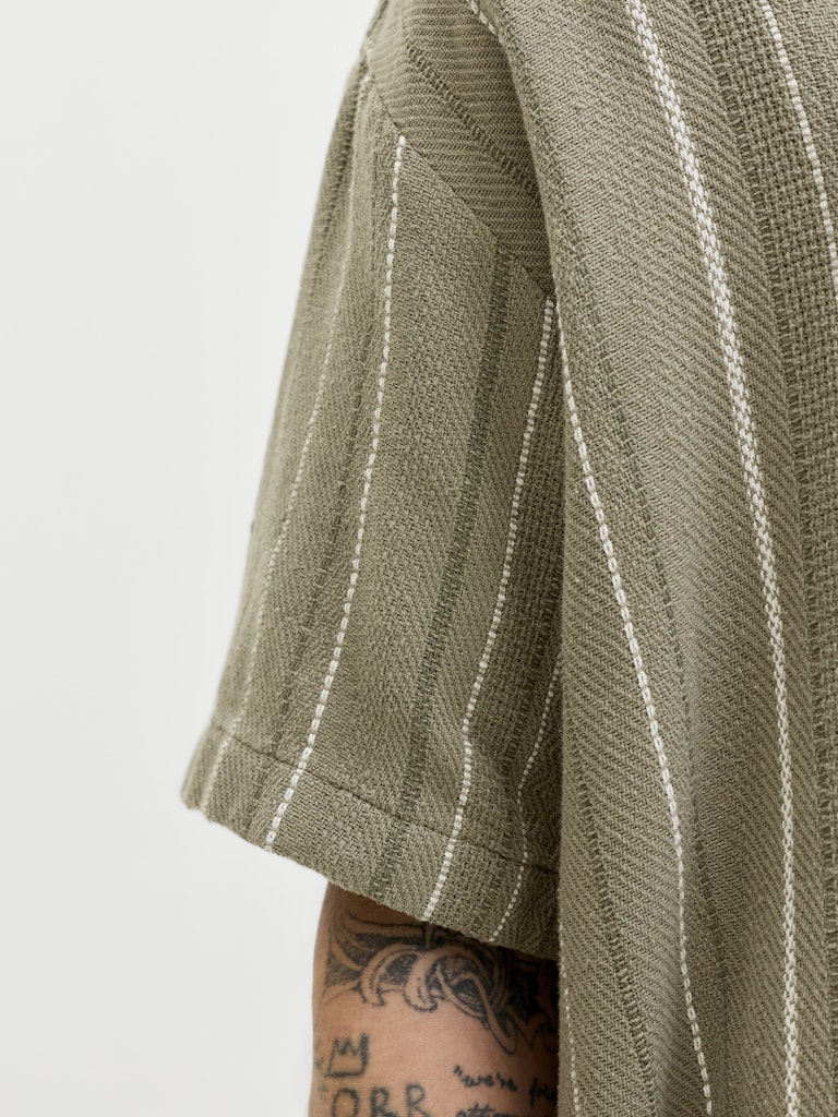 JACK&JONES SKJORTE - BRADLEY - GRØN