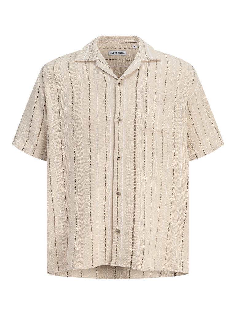 JACK&JONES SKJORTE - BRADLEY - BEIGE