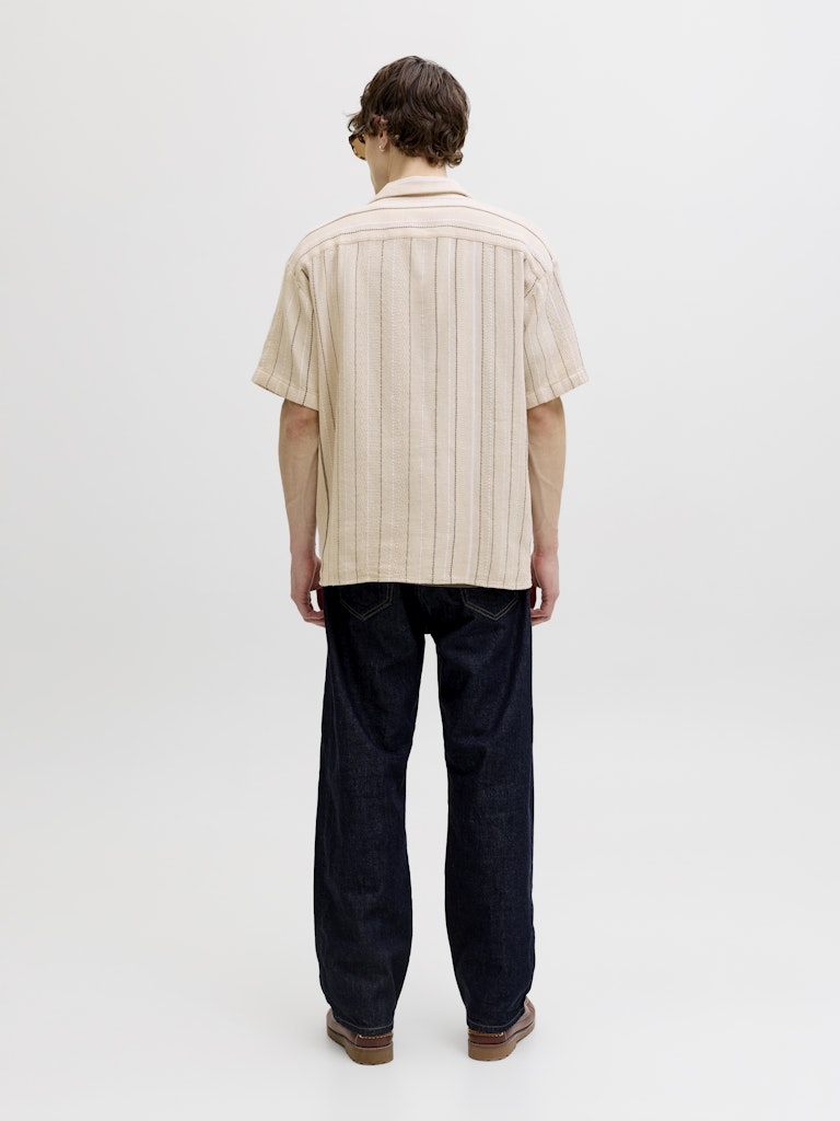 JACK&JONES SKJORTE - BRADLEY - BEIGE