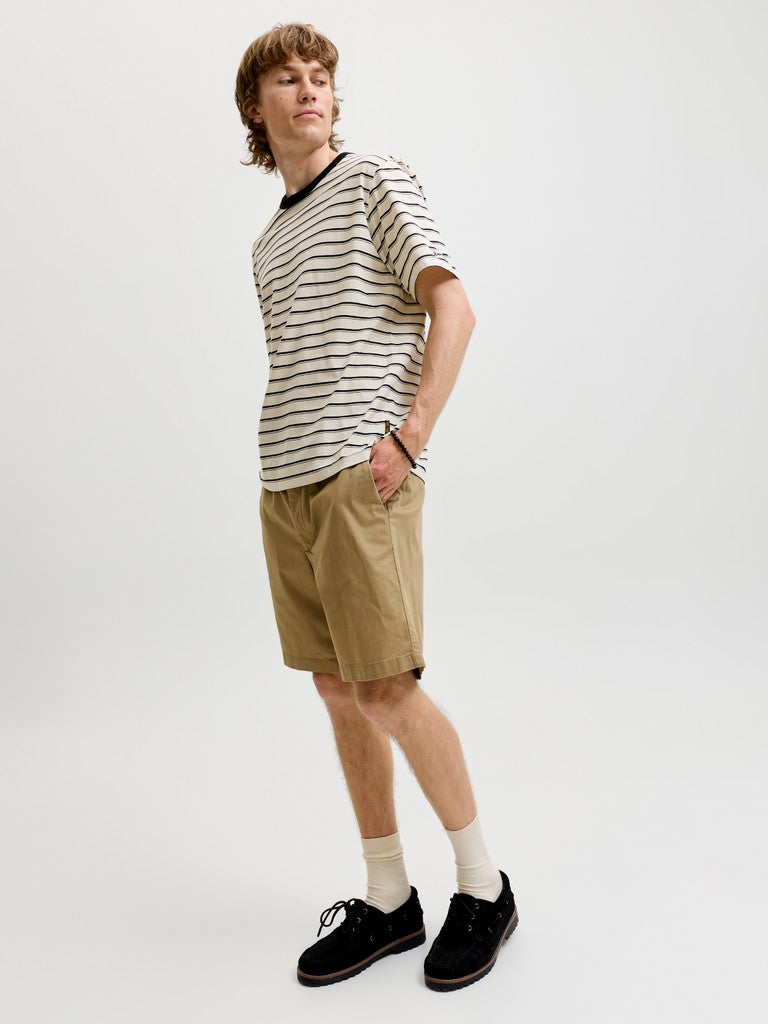 JACK&JONES SHORTS - BLÅ/KHAKI