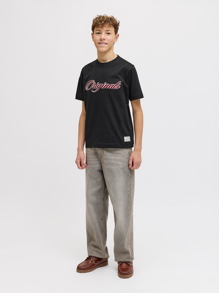 JUNIOR T-SHIRTS - SORT/RØD/GRØN