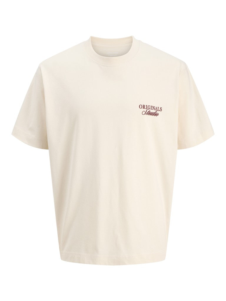 JUNIOR T-SHIRT - BEIGE/BRUN