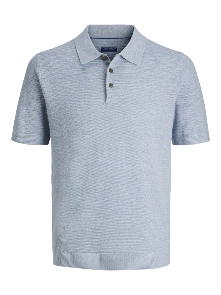 JACK&JONES POLO - LYS BLÅ