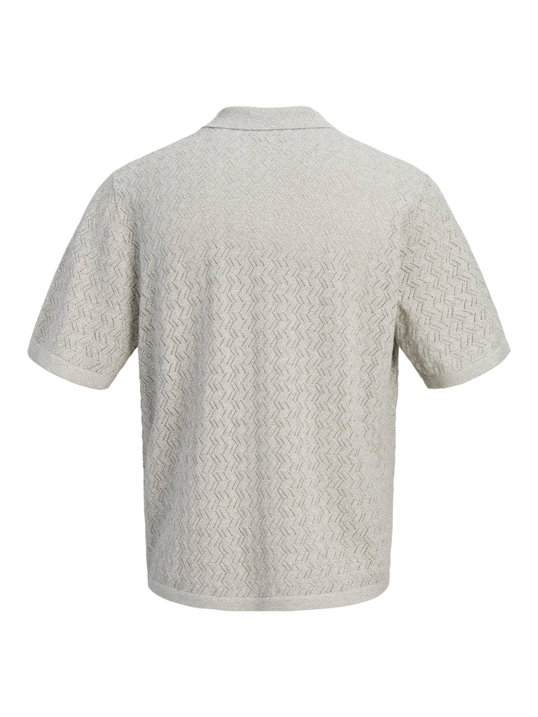 JACK&JONES STRIK POLO - GRÅ/BEIGE