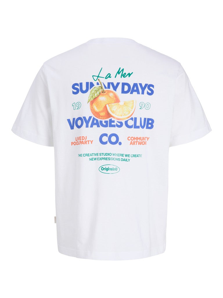 JUNIOR T-SHIRTS - HVID/SORT