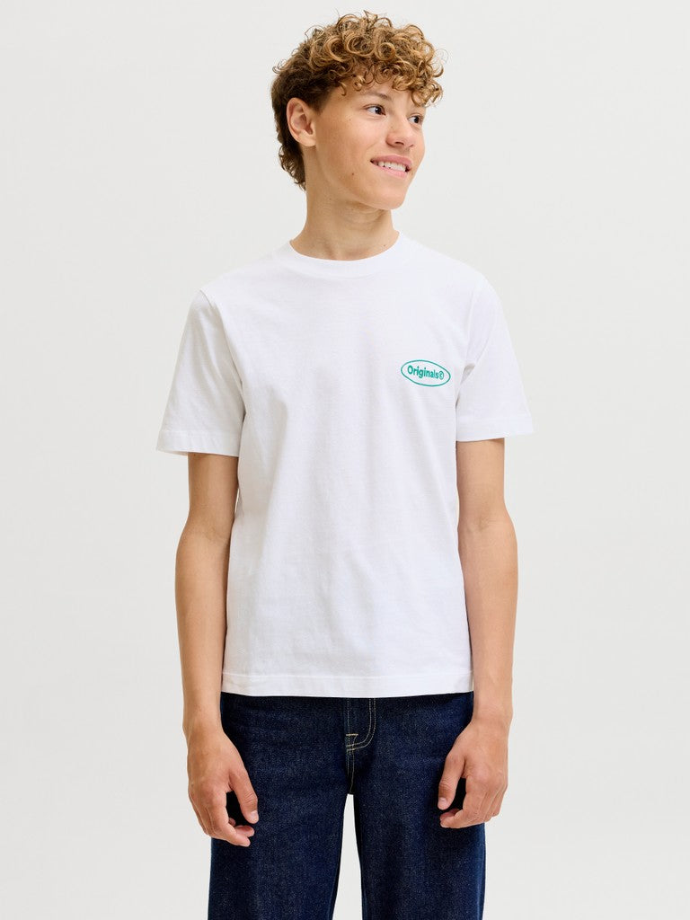 JUNIOR T-SHIRTS - HVID/SORT