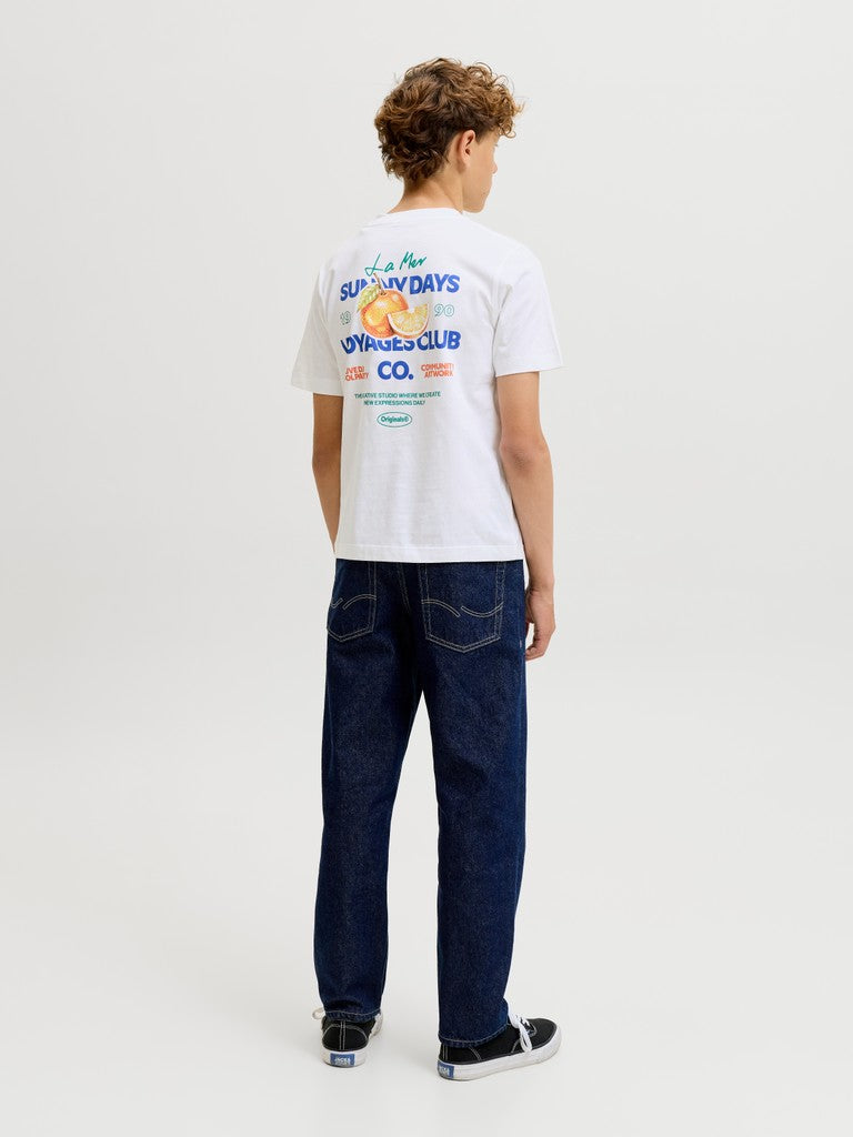 JUNIOR T-SHIRTS - HVID/SORT