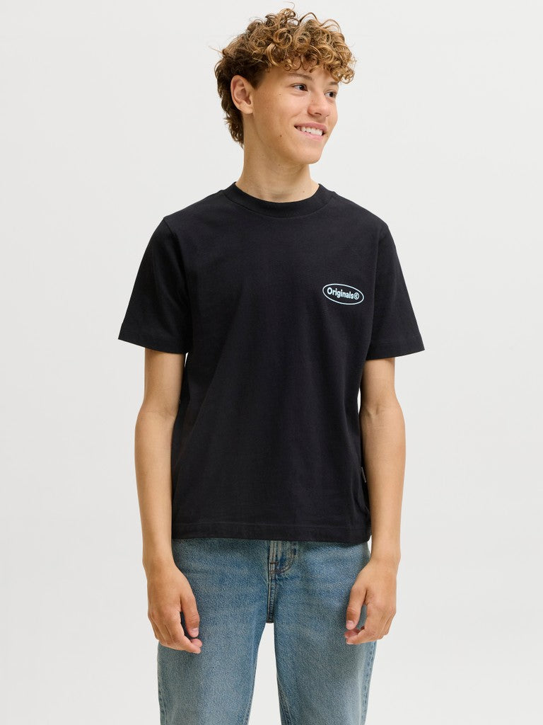JUNIOR T-SHIRTS - HVID/SORT