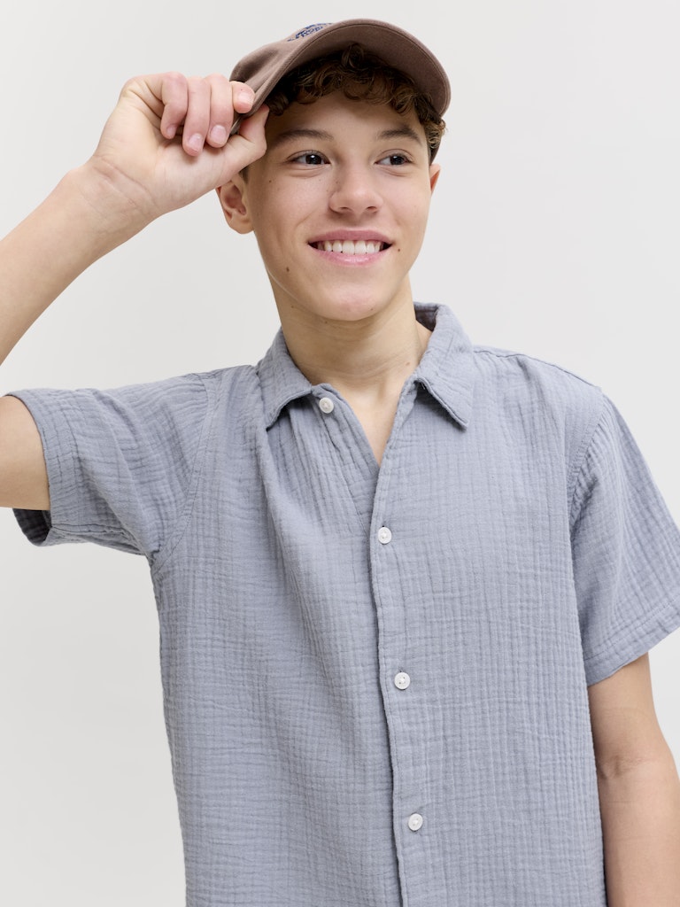 JUNIOR SKJORTE - BLÅ