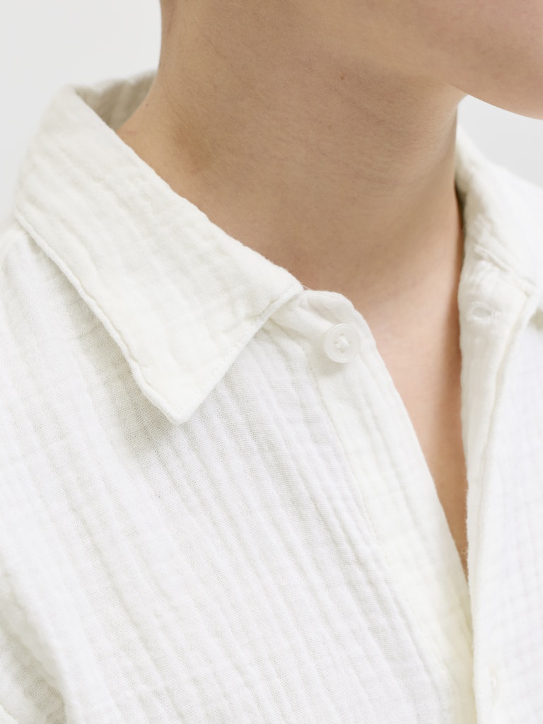 JUNIOR SKJORTE - BEIGE