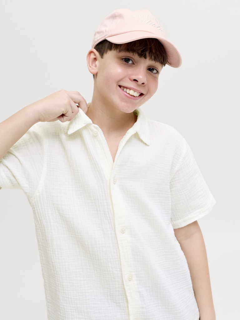 JUNIOR SKJORTE - BEIGE