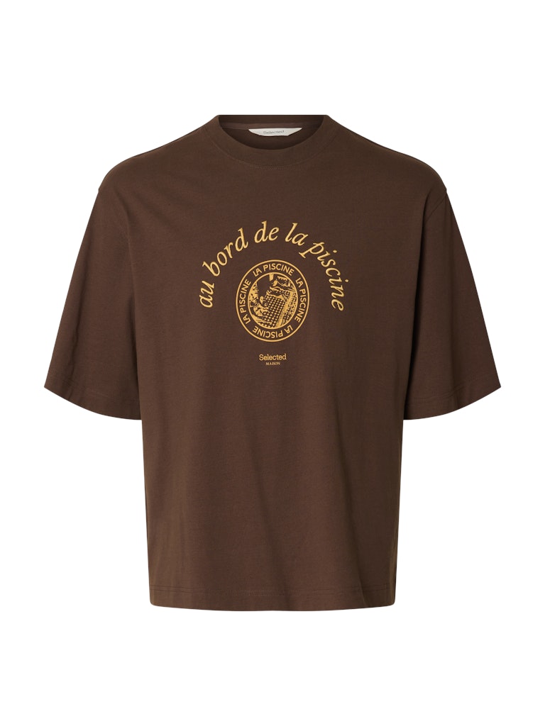 SELECTED T-SHIRTS - NORMAN - BRUN