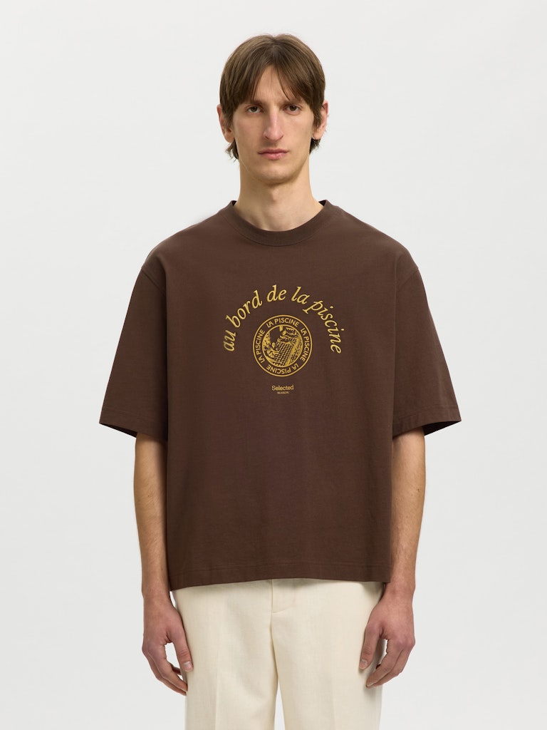 SELECTED T-SHIRTS - NORMAN - BRUN