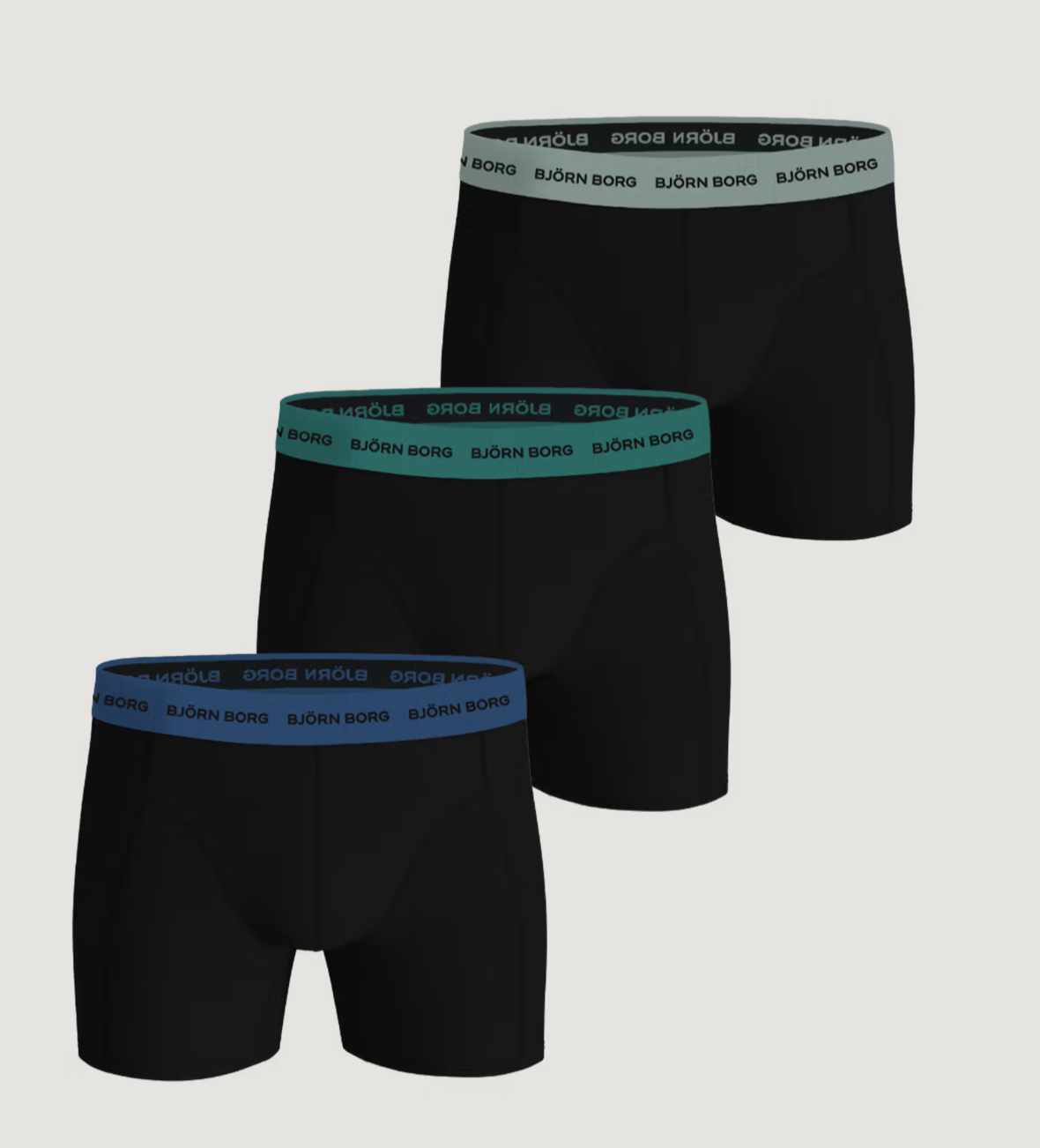 BJØRN BORG TIGHTS - SORT - 3 PACK