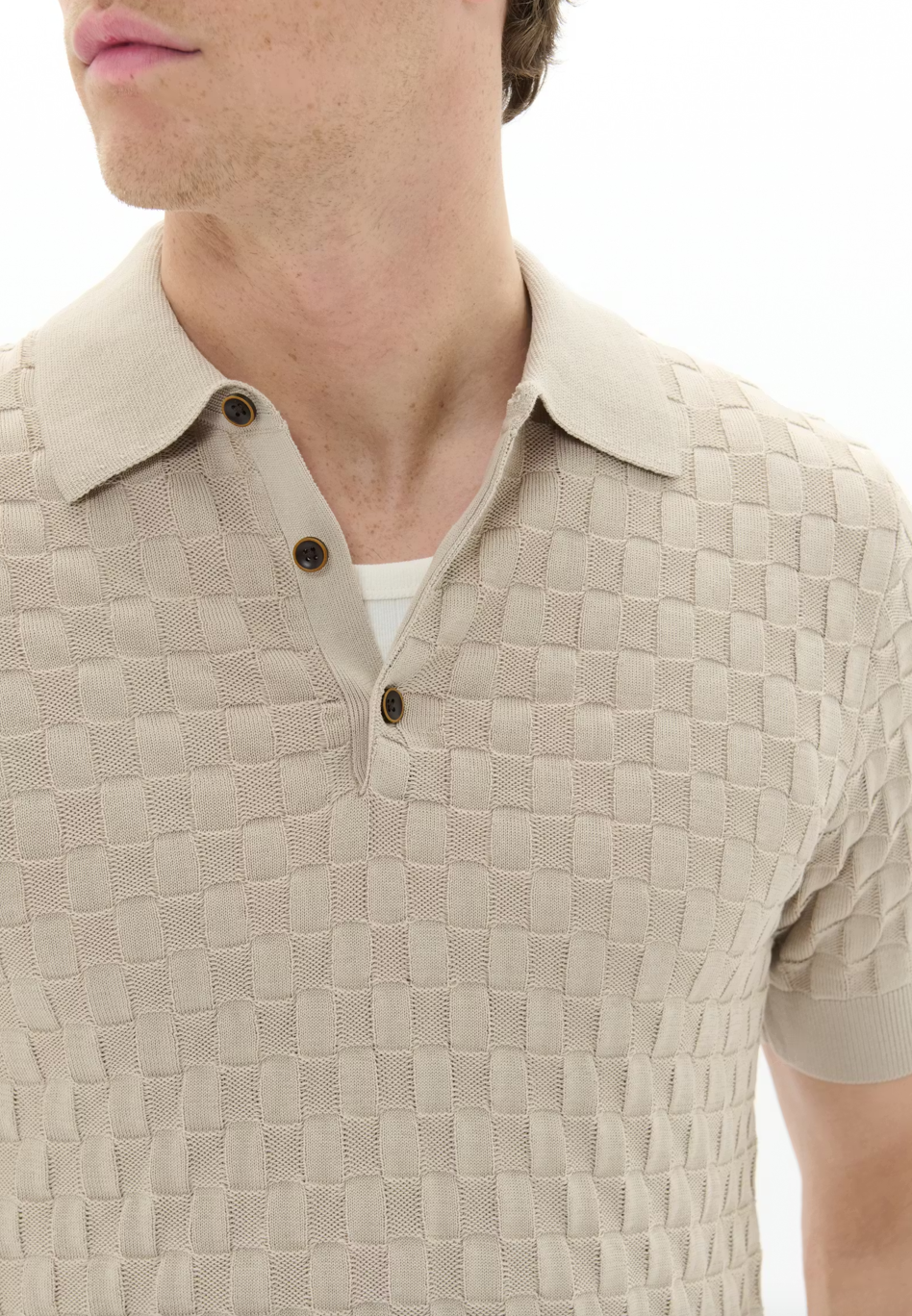 MATINIQUE STRIK POLO - BEIGE