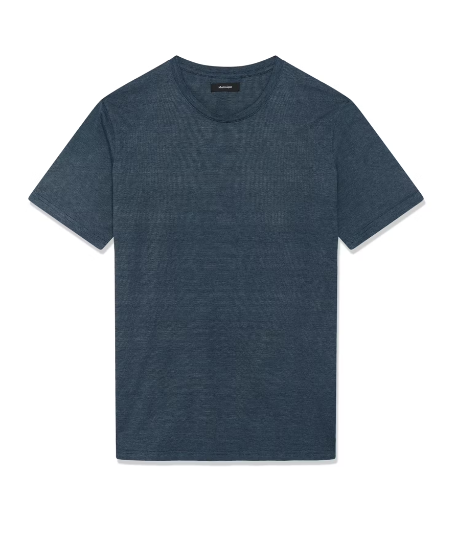 MATINIQUE T-SHIRT - BLÅ