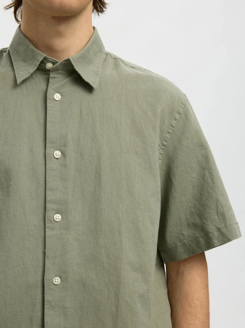 JACK&JONES SKJORTE - SEAN - GRØN