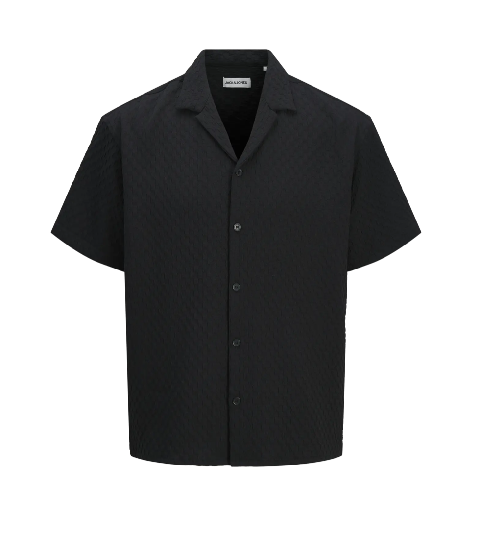 JACK&JONES SKJORTE - SEAN - SORT