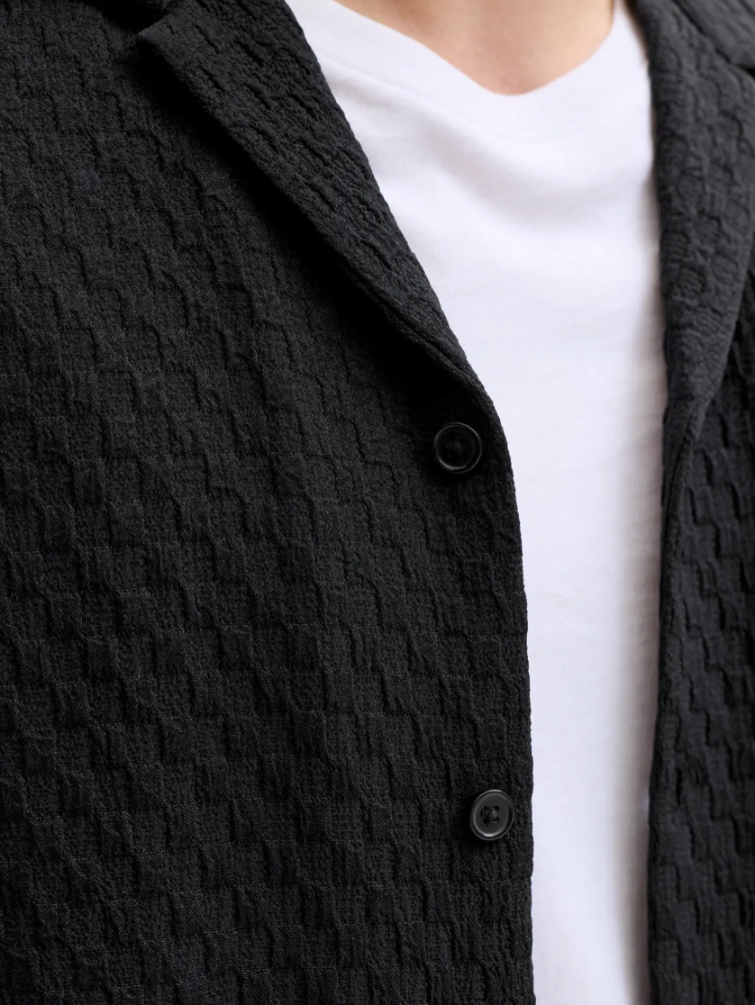 JACK&JONES SKJORTE - SEAN - SORT