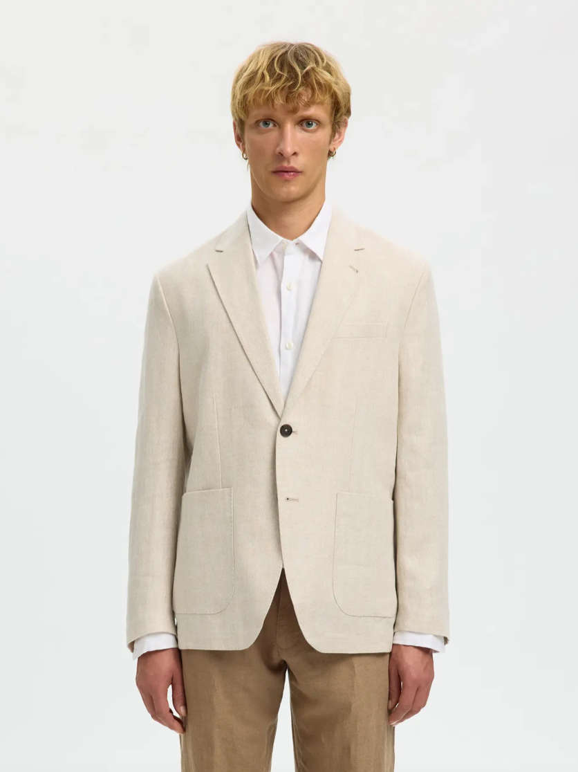 SELECTED JAKKE - CHARLES - BEIGE