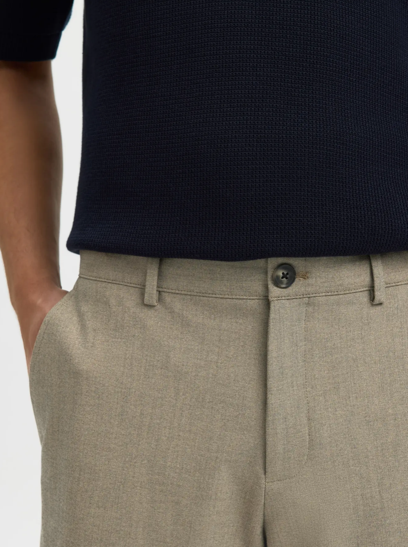 SELECTED SHORTS ROBERT - BEIGE