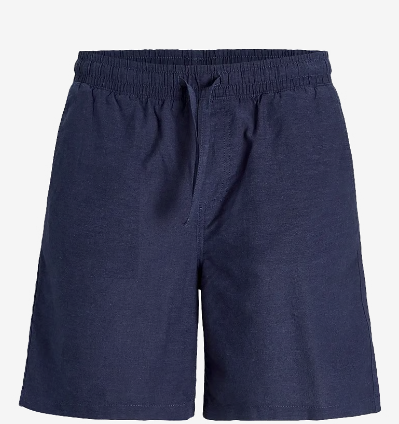 JACK&JONES SHORTS - BLÅ/KHAKI