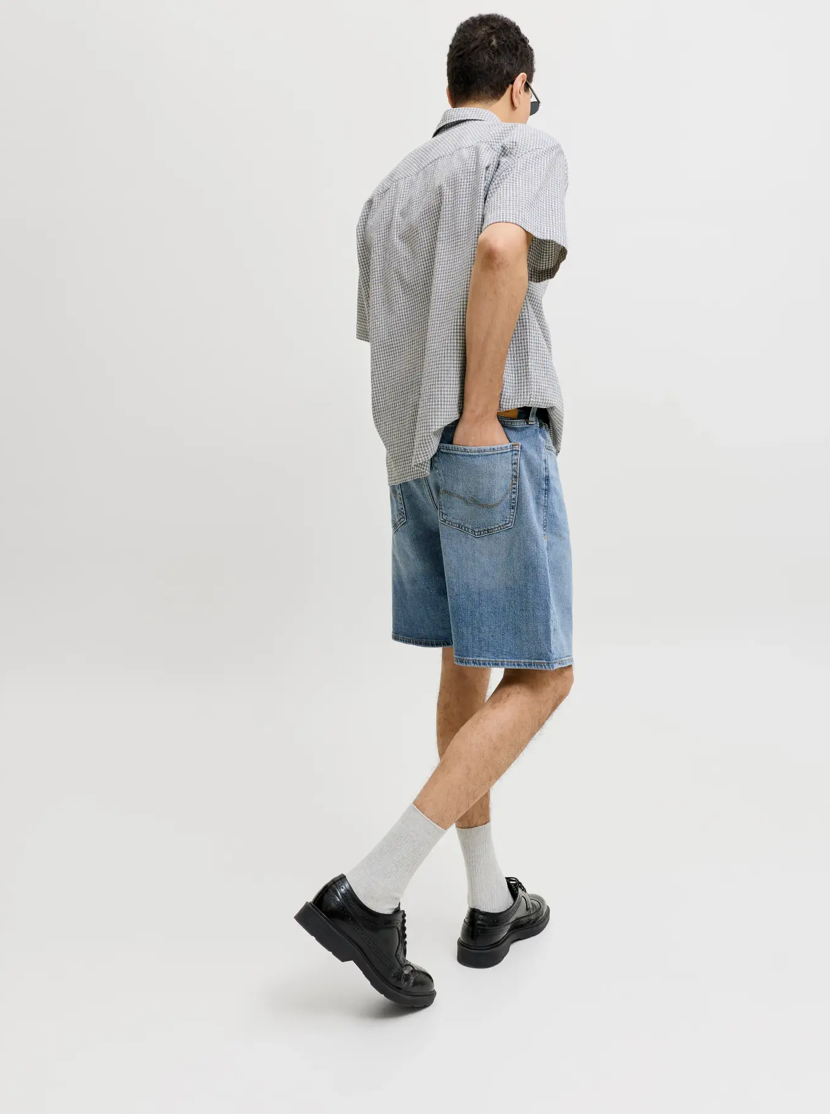 JACK&JONES SHORTS DENIM - BLÅ