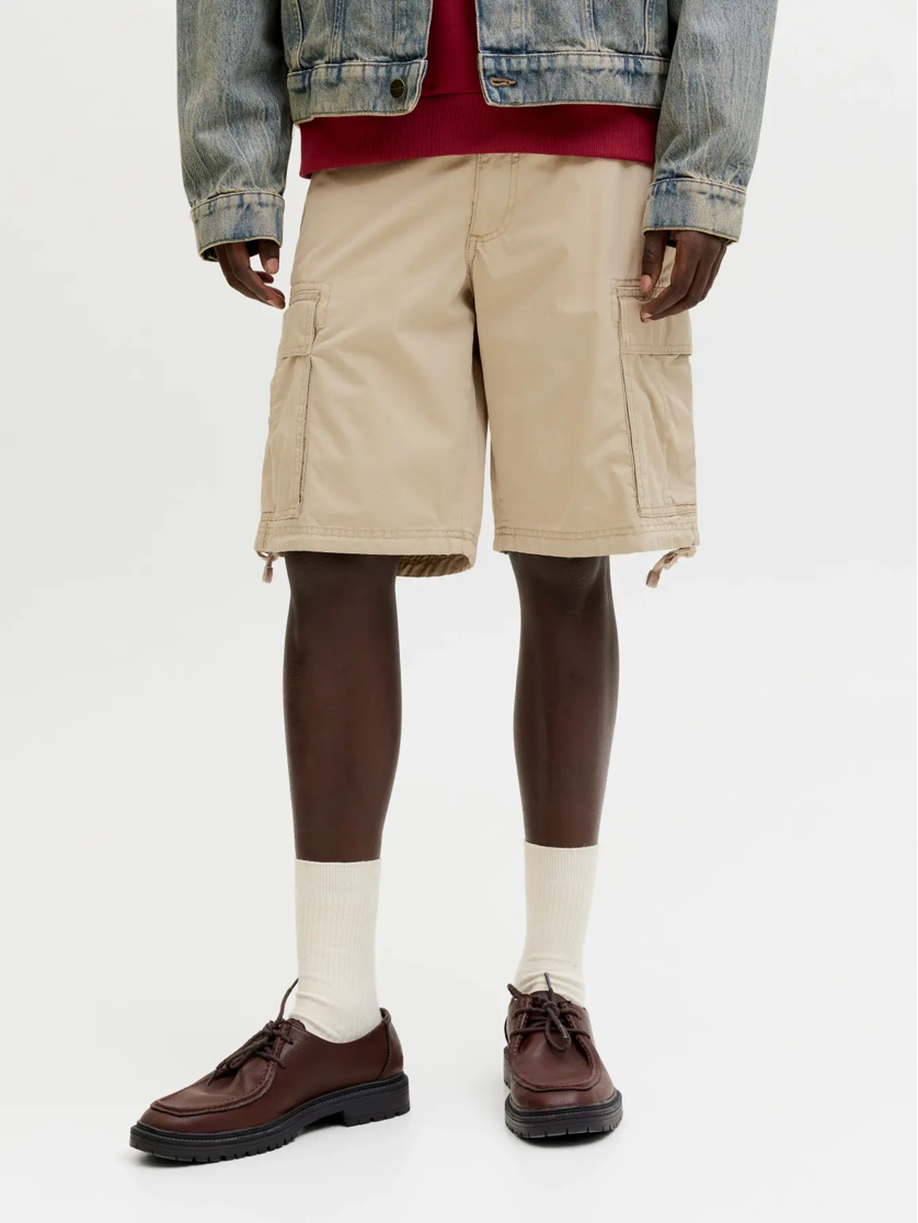 JACK&JONES CARGO SHORTS - BEIGE