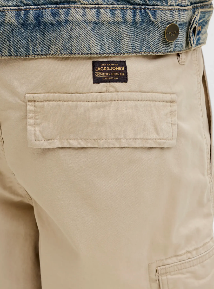 JACK&JONES CARGO SHORTS - BEIGE