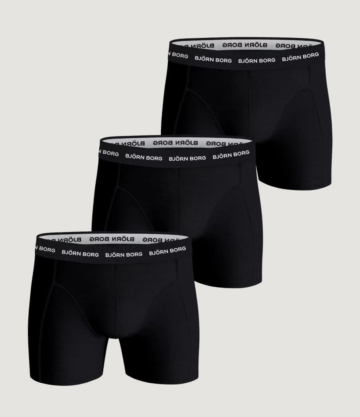 BJØRN BORG TIGHTS - SORT - 3 PACK