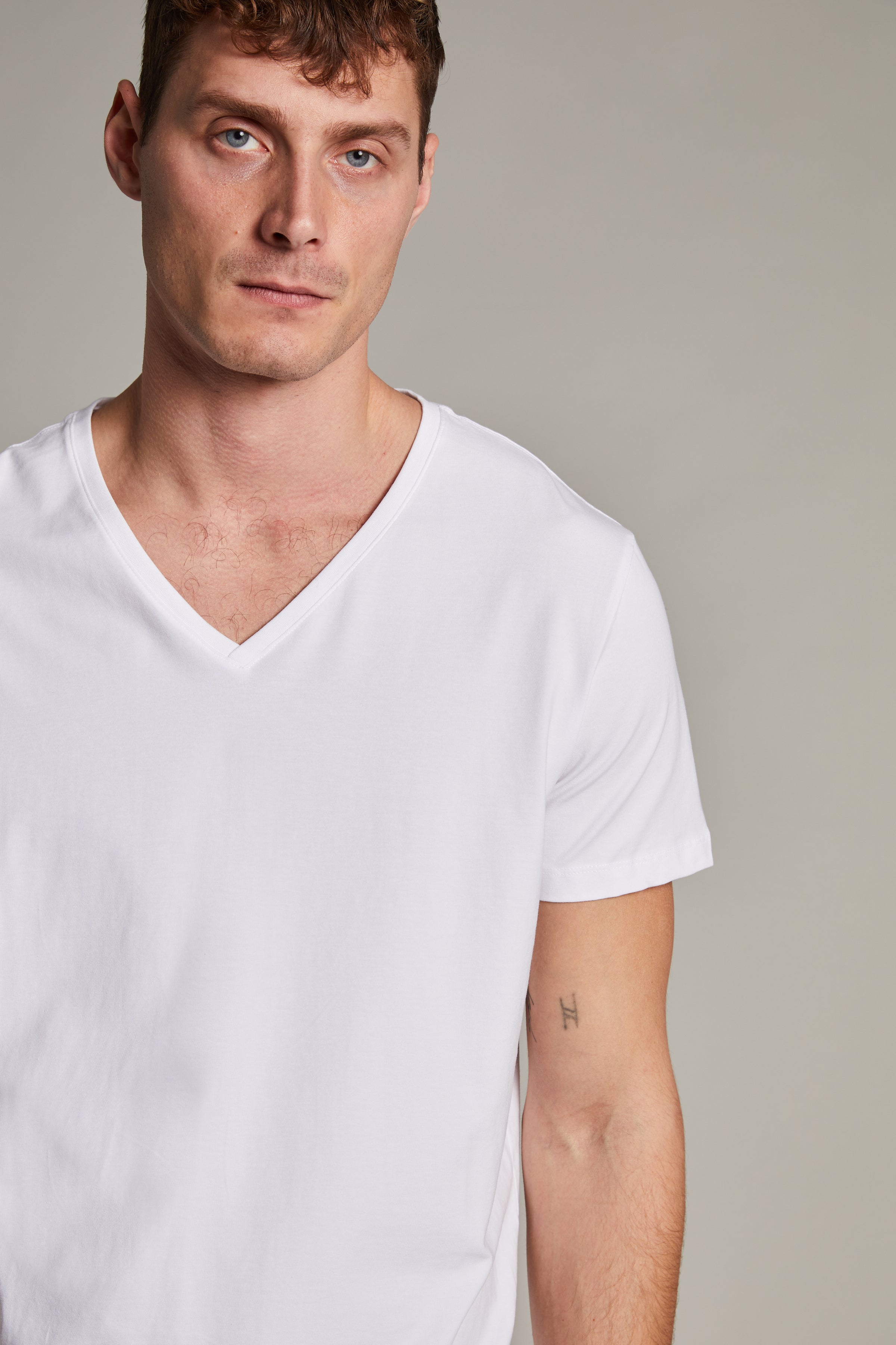 MATINIQUE T-SHIRT - V/HALS - HVID