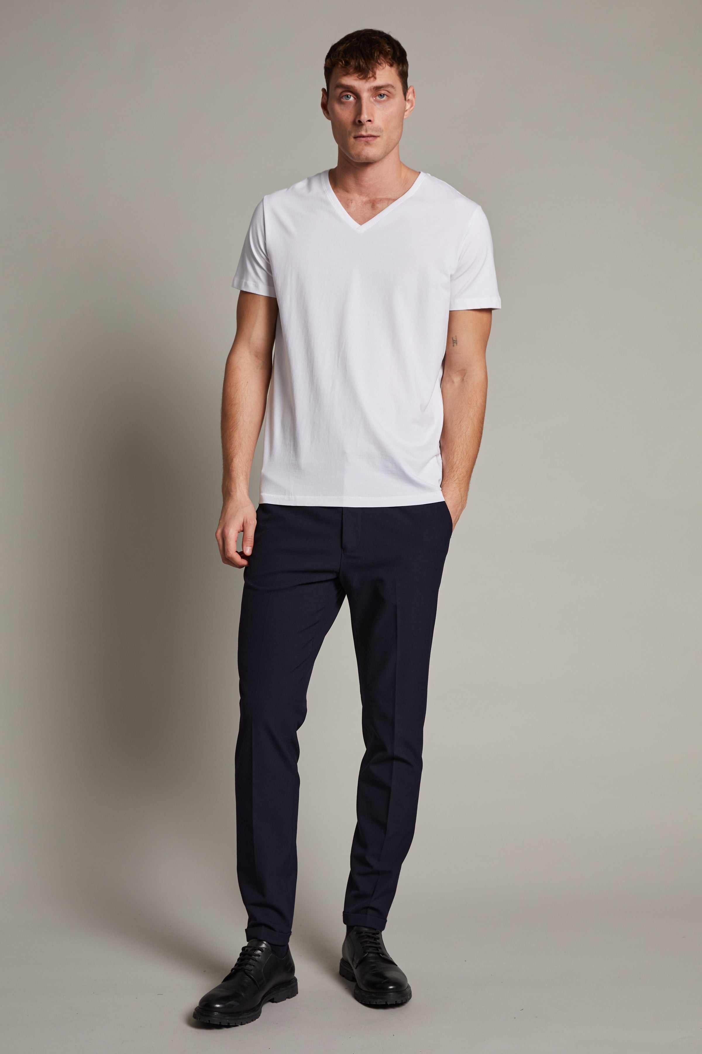 MATINIQUE T-SHIRT - V/HALS - HVID