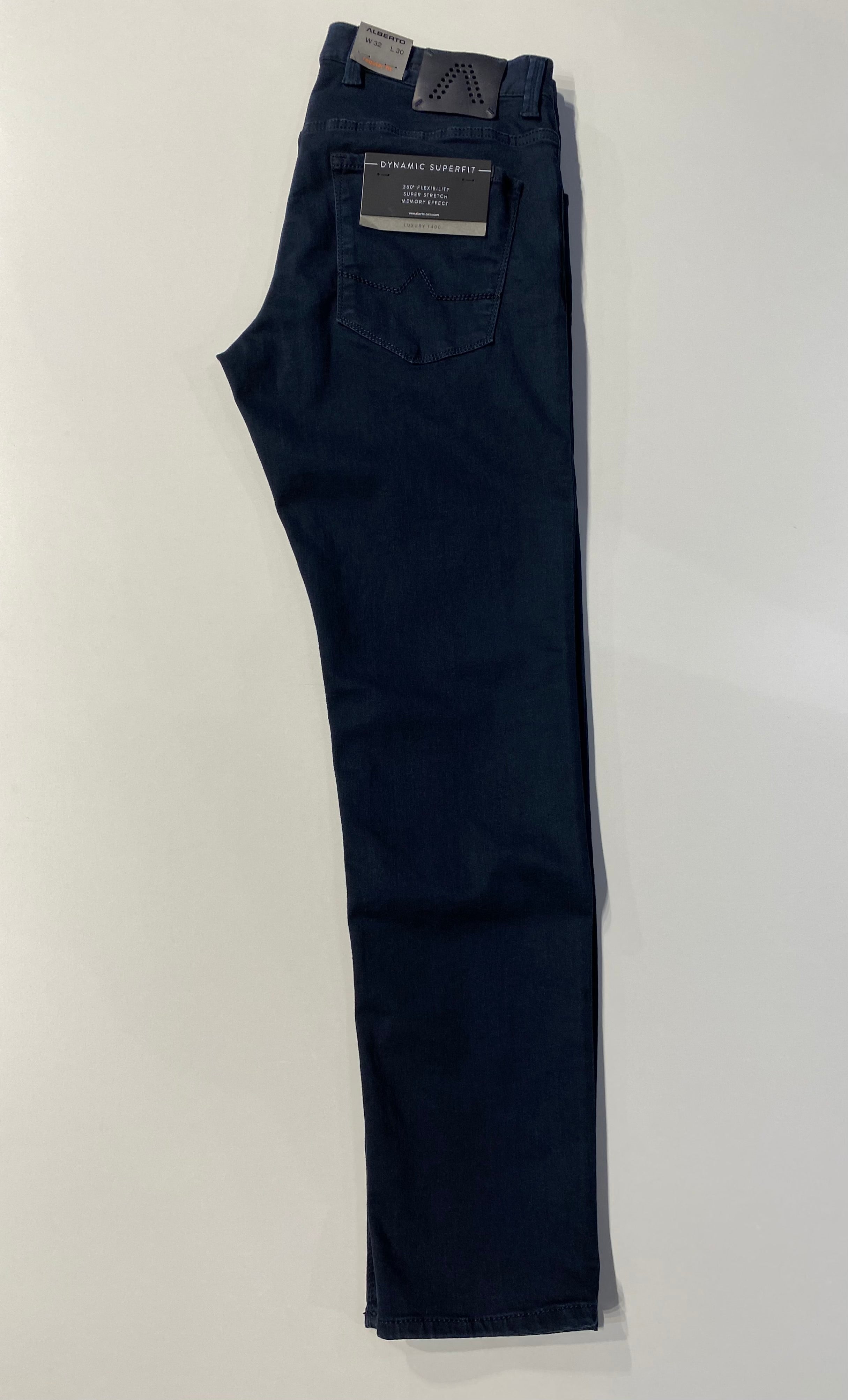 JEANS PIPE MØRK BLÅ