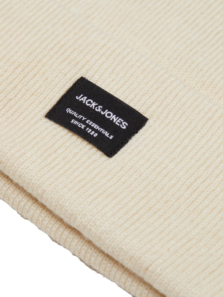 JACDNA BEANIE HUE 12092815 OFFWHITE